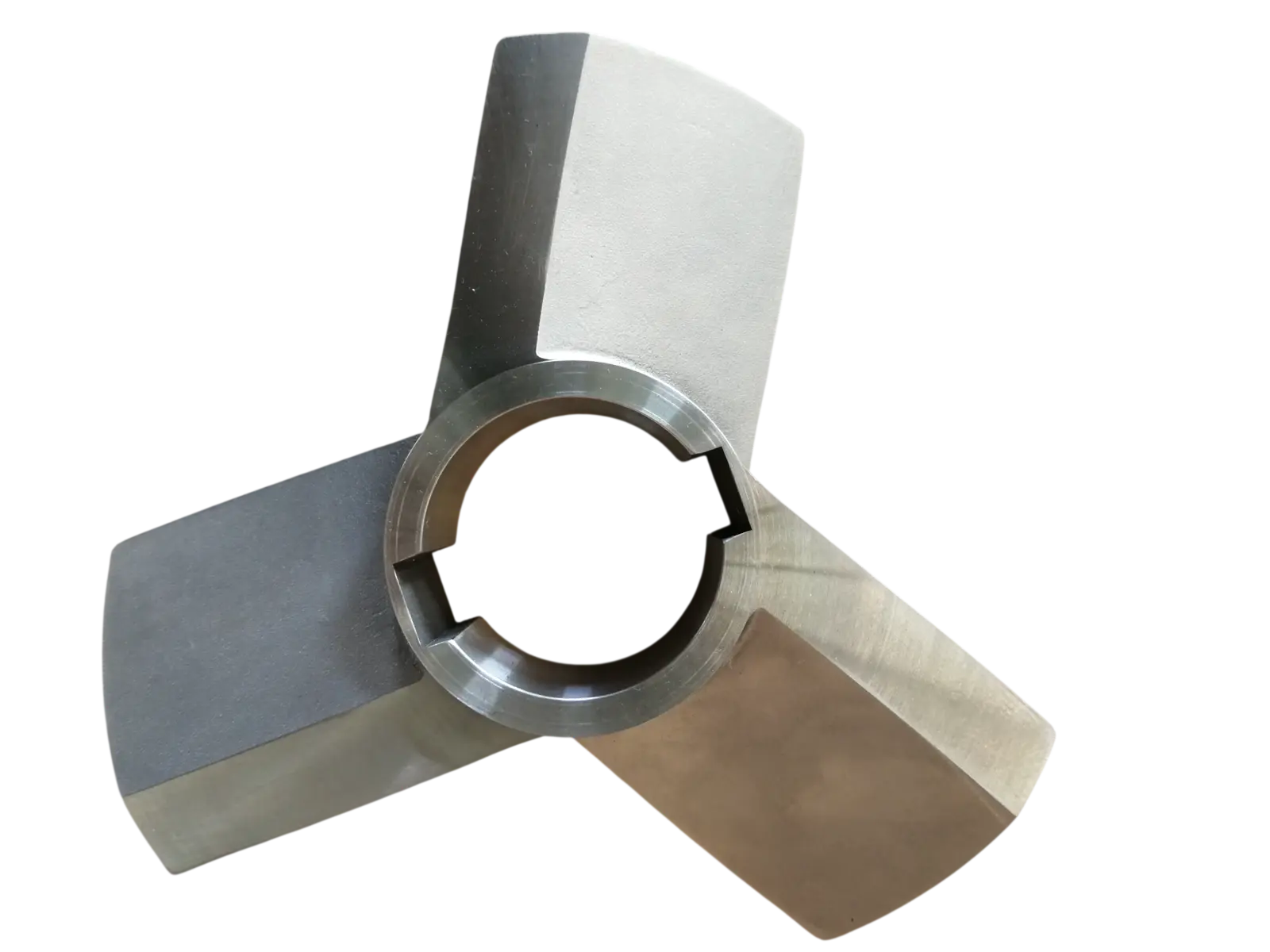 Cast three-arm part